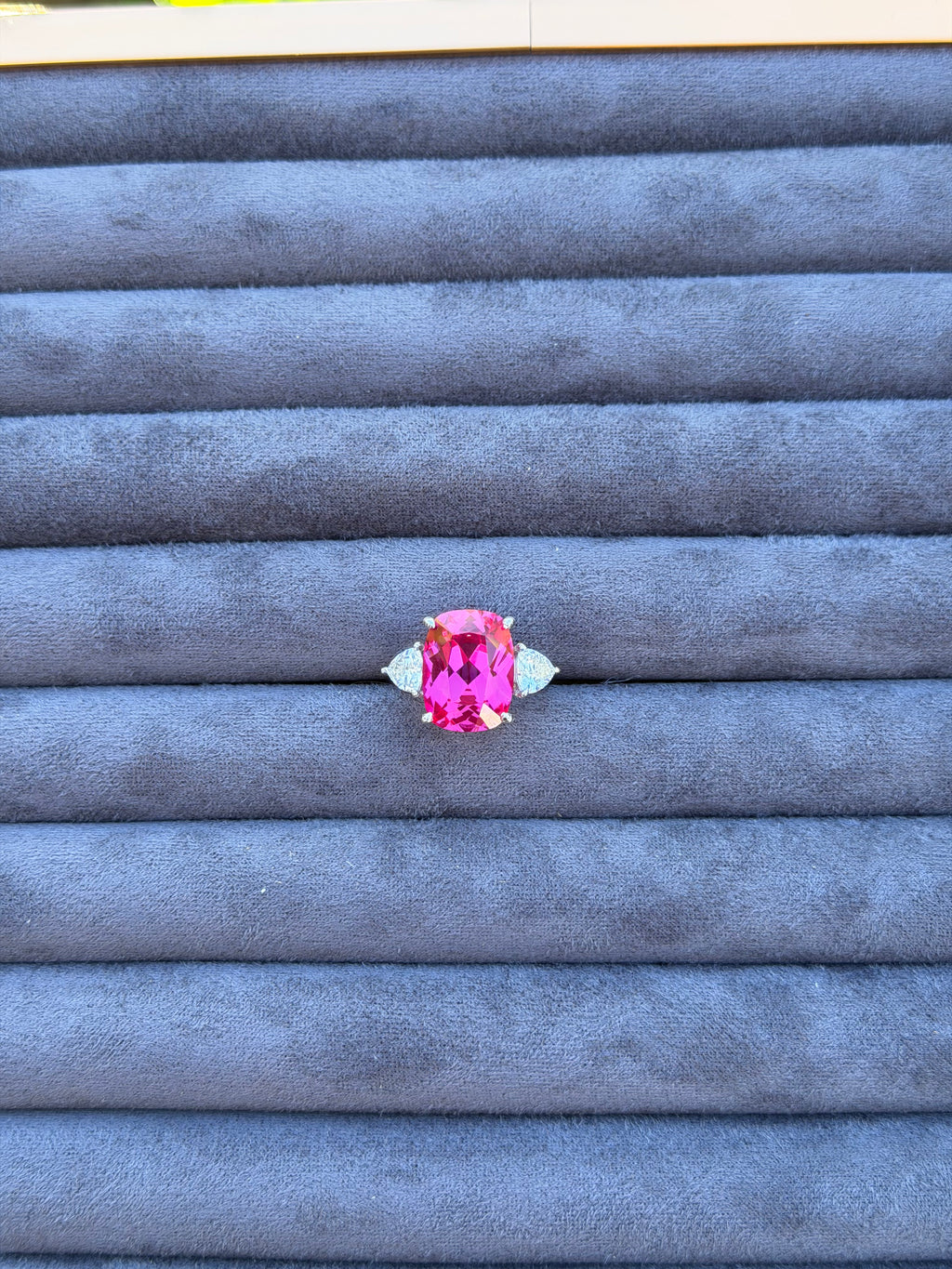 Calista Ring in Laboratory Pink Sapphire