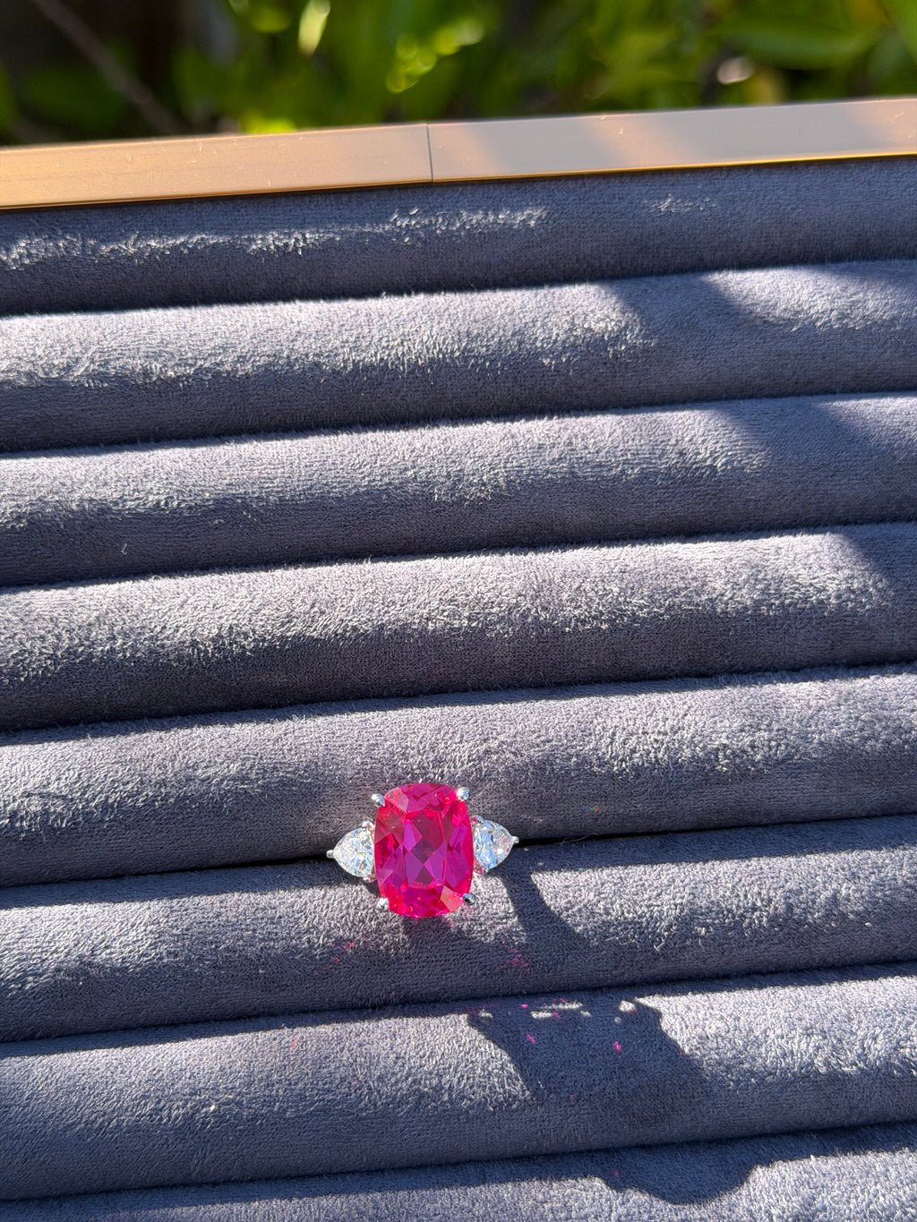 Calista Ring in Laboratory Pink Sapphire