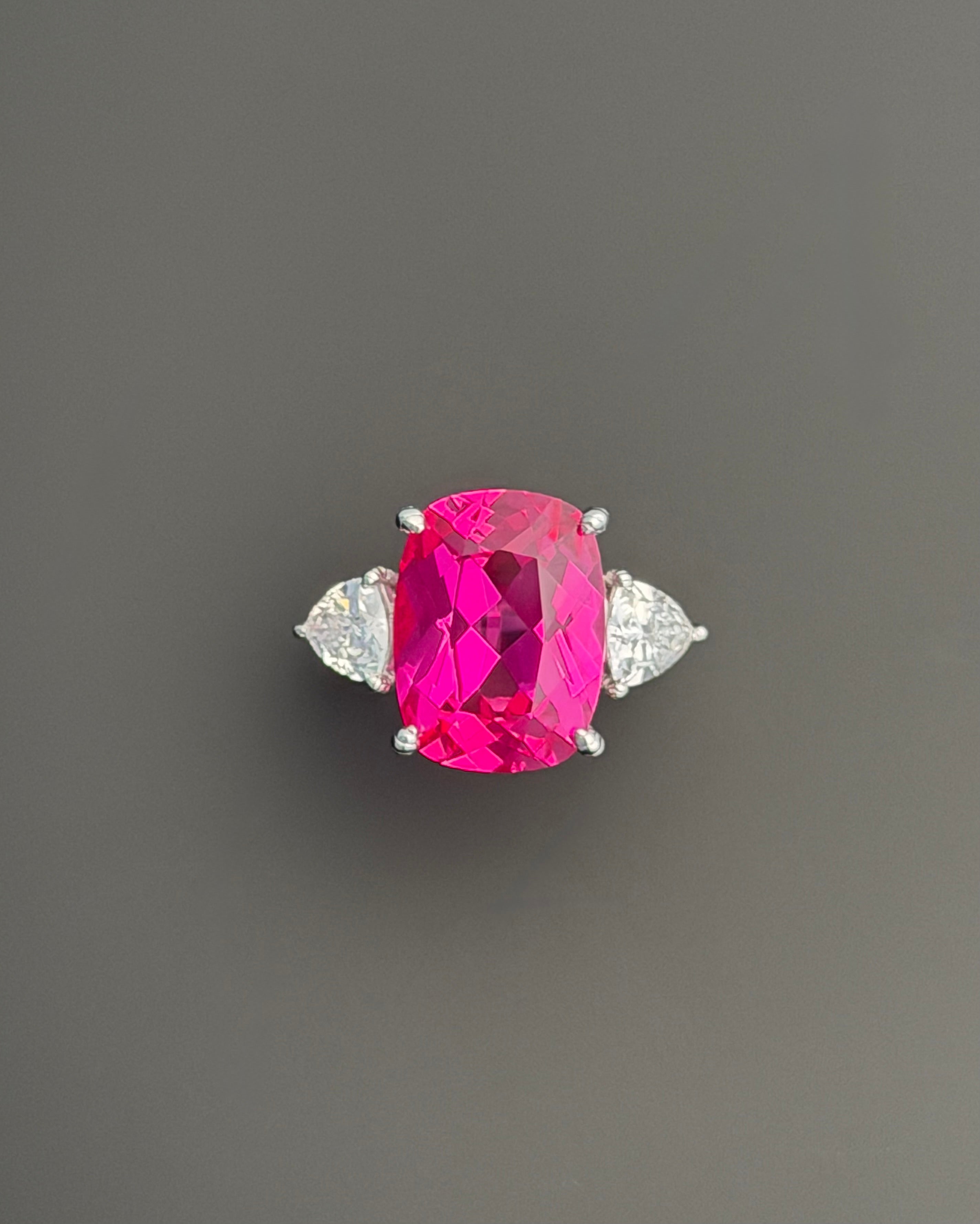Calista Ring in Laboratory Pink Sapphire