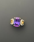 Isla Ring in Laboratory Purple Sapphire