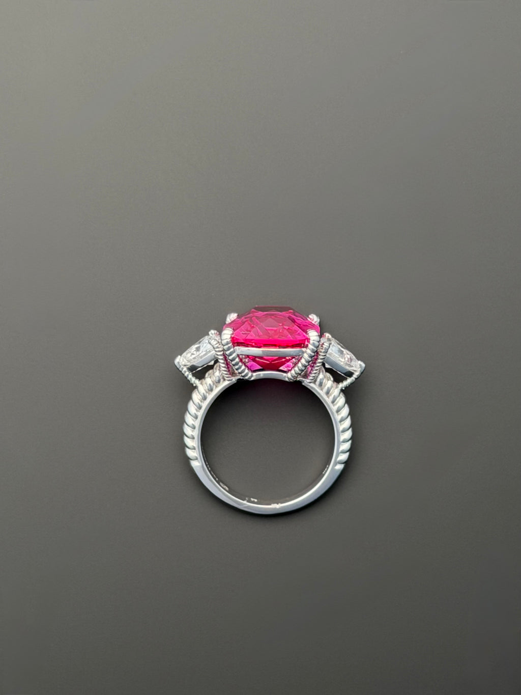 Calista Ring in Laboratory Pink Sapphire